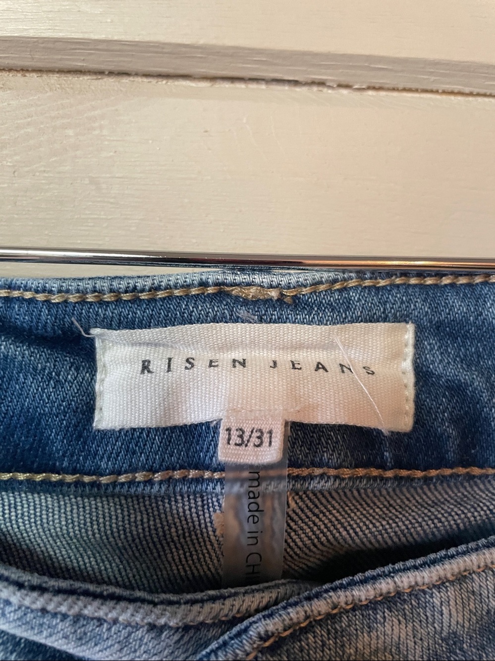 Risen Jeans Women's Flare Front Pocket Jeans Size 31. - Picture 5 of 13